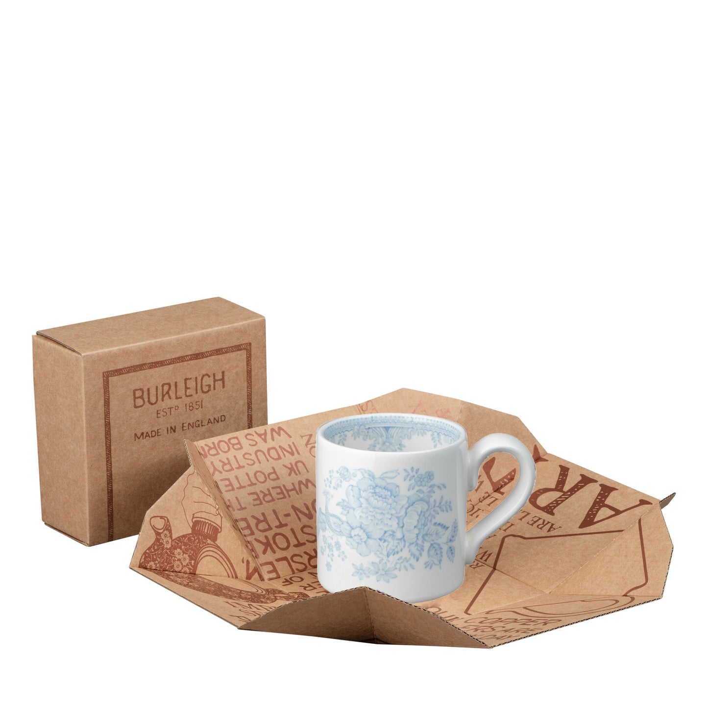Blue Asiatic Pheasants Mug Half Pint 284ml/0.5pt, Gift Boxed