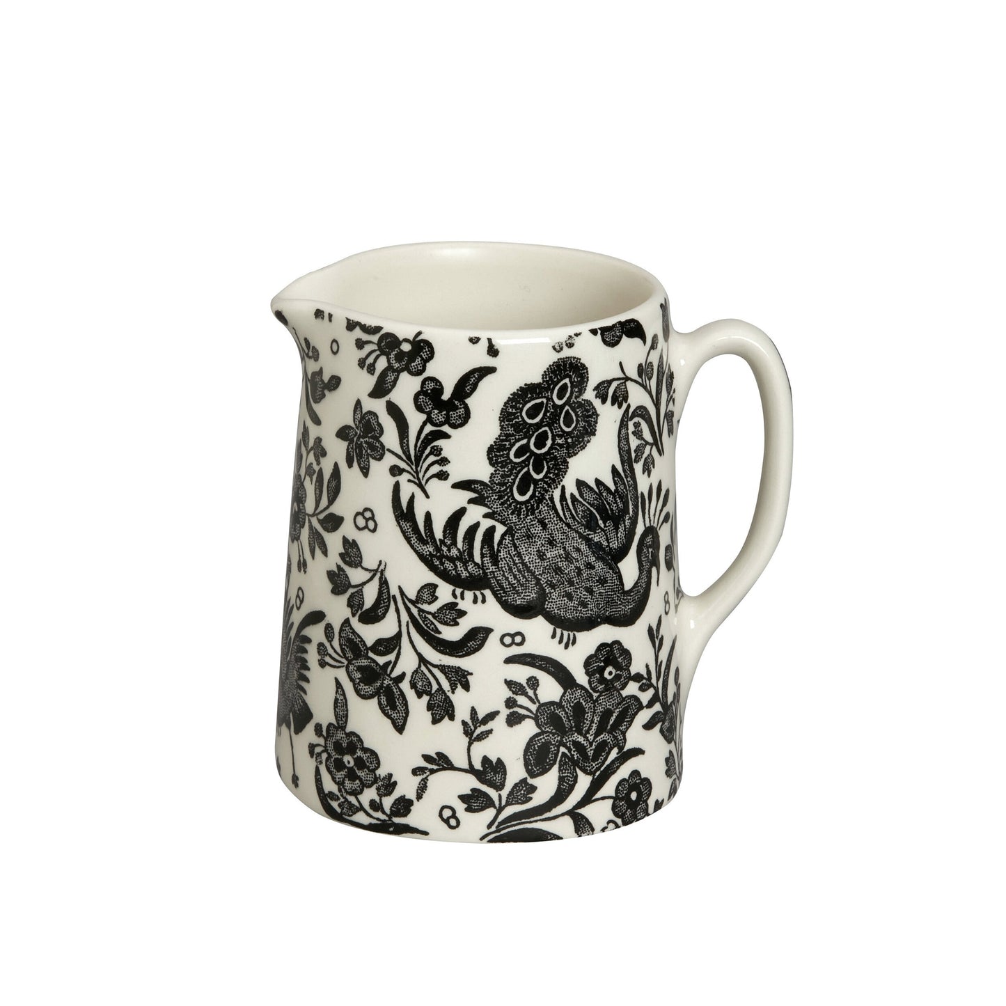 Black Regal Peacock Mini Tankard Jug 160ml/0.25pt Seconds