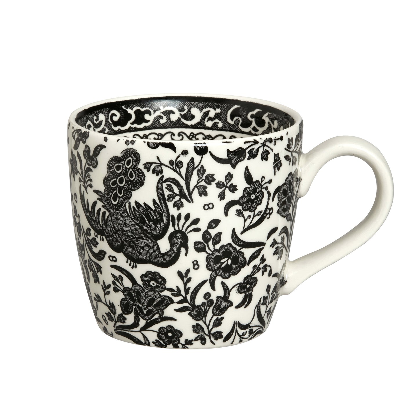 Black Regal Peacock Osbourne Mug Seconds