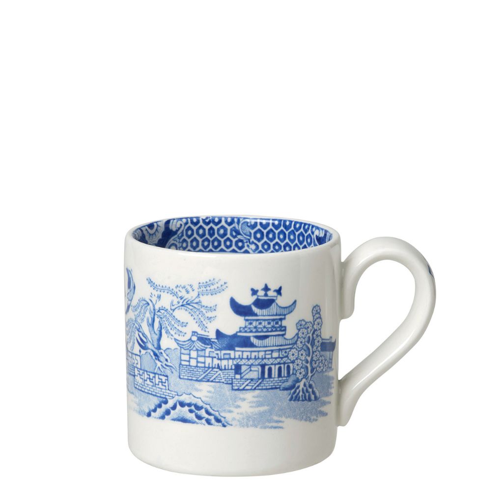 Blue Willow Mug Half Pint – Burleigh Pottery