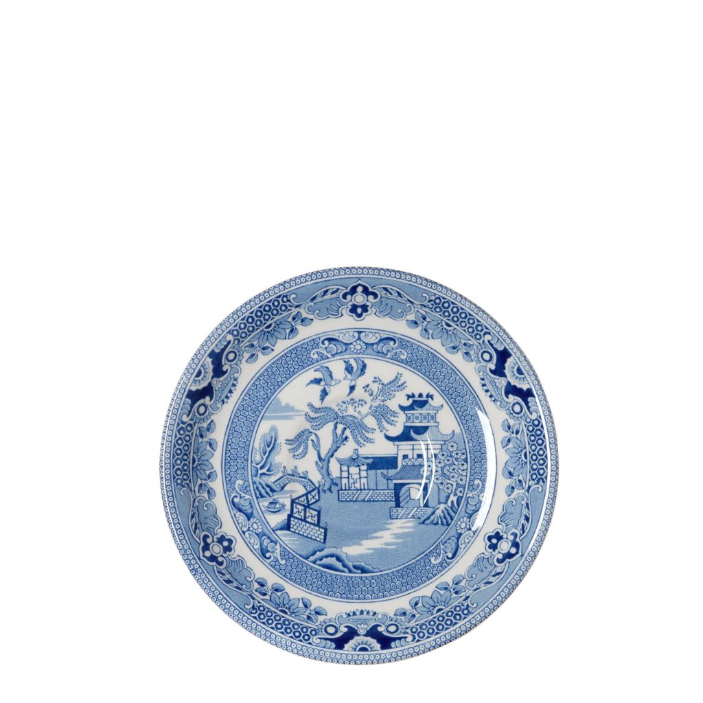 Blue Willow Tea Saucer – Burleigh Pottery - Main Image