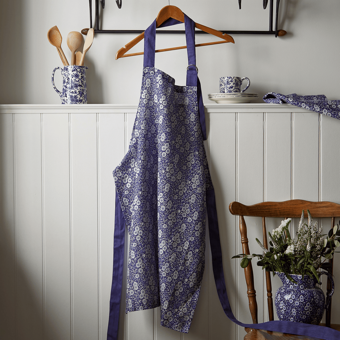 Burleigh x Bedeck of Belfast Blue Calico Apron
