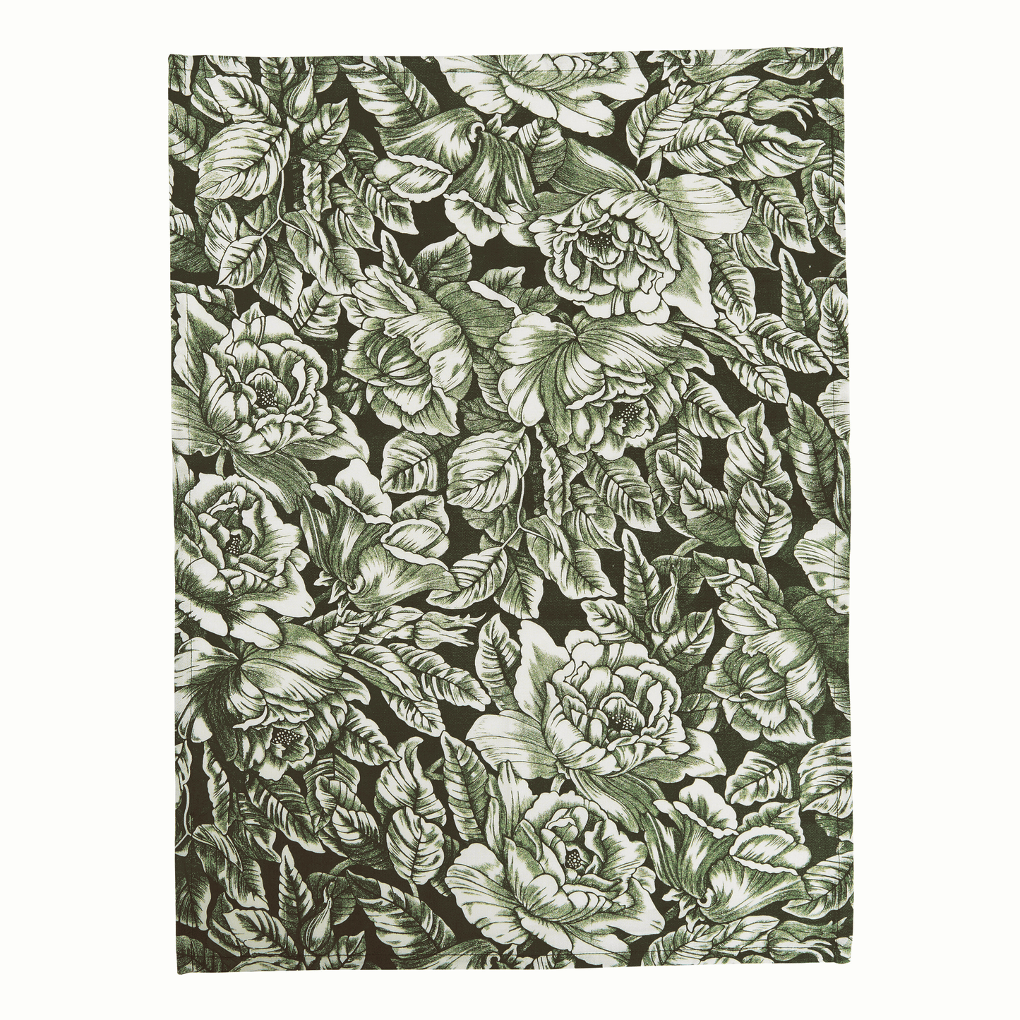 Burleigh x Bedeck of Belfast Green Hibiscus Tea Towel, Pack of 2