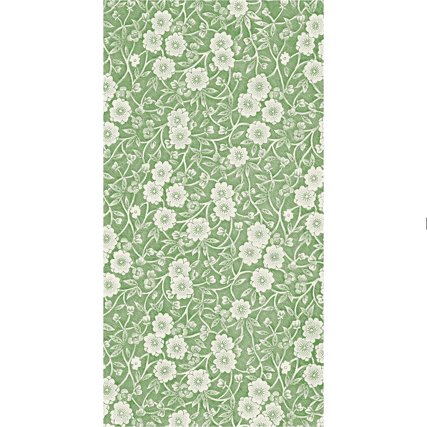 Burleigh x Hester & Cook Green Calico Guest Napkins, Pack of 16