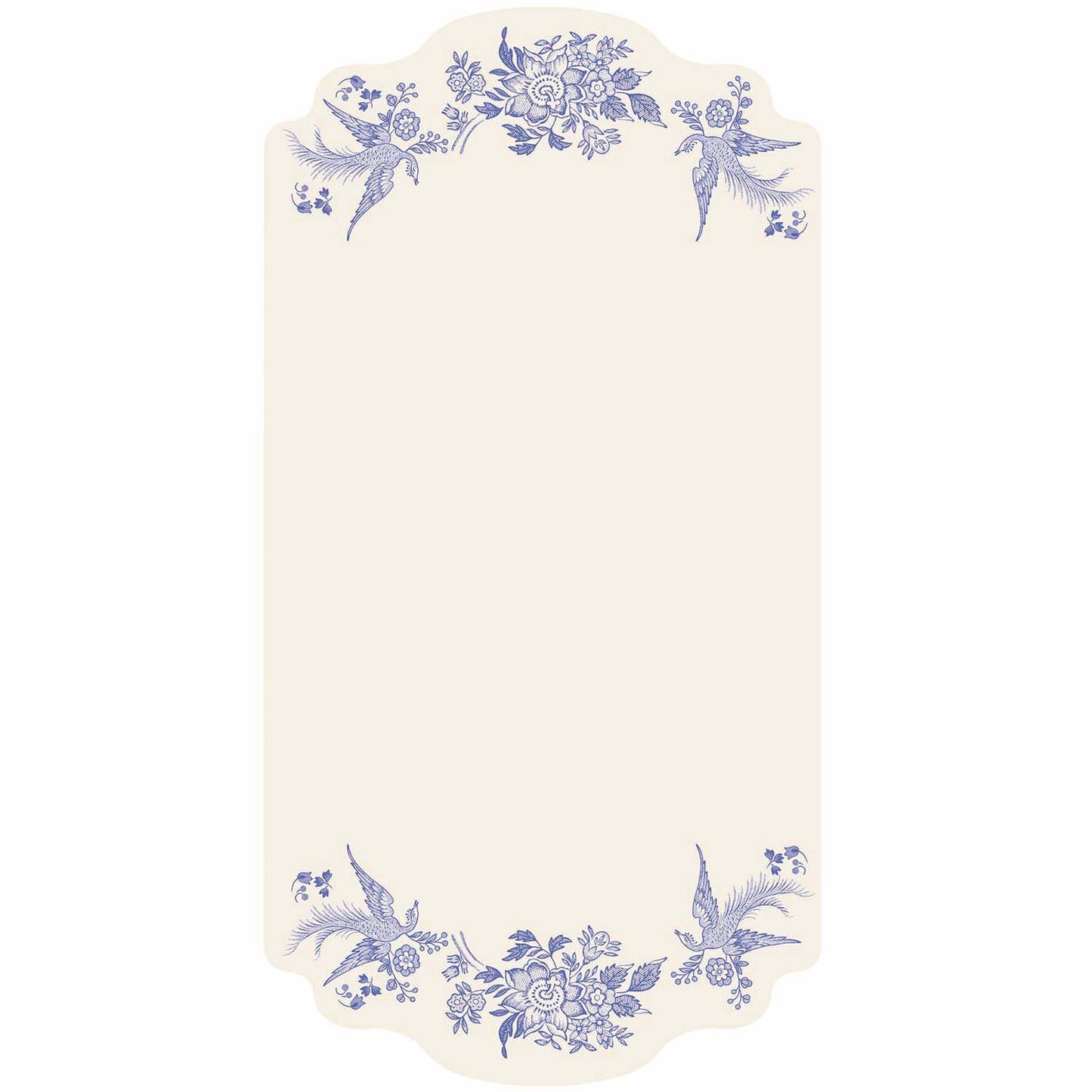 Burleigh x Hester & Cook Blue Asiatic Pheasants Table Cards, Pack of 12