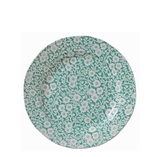 Teal Calico Plate 21.5cm/8.5"