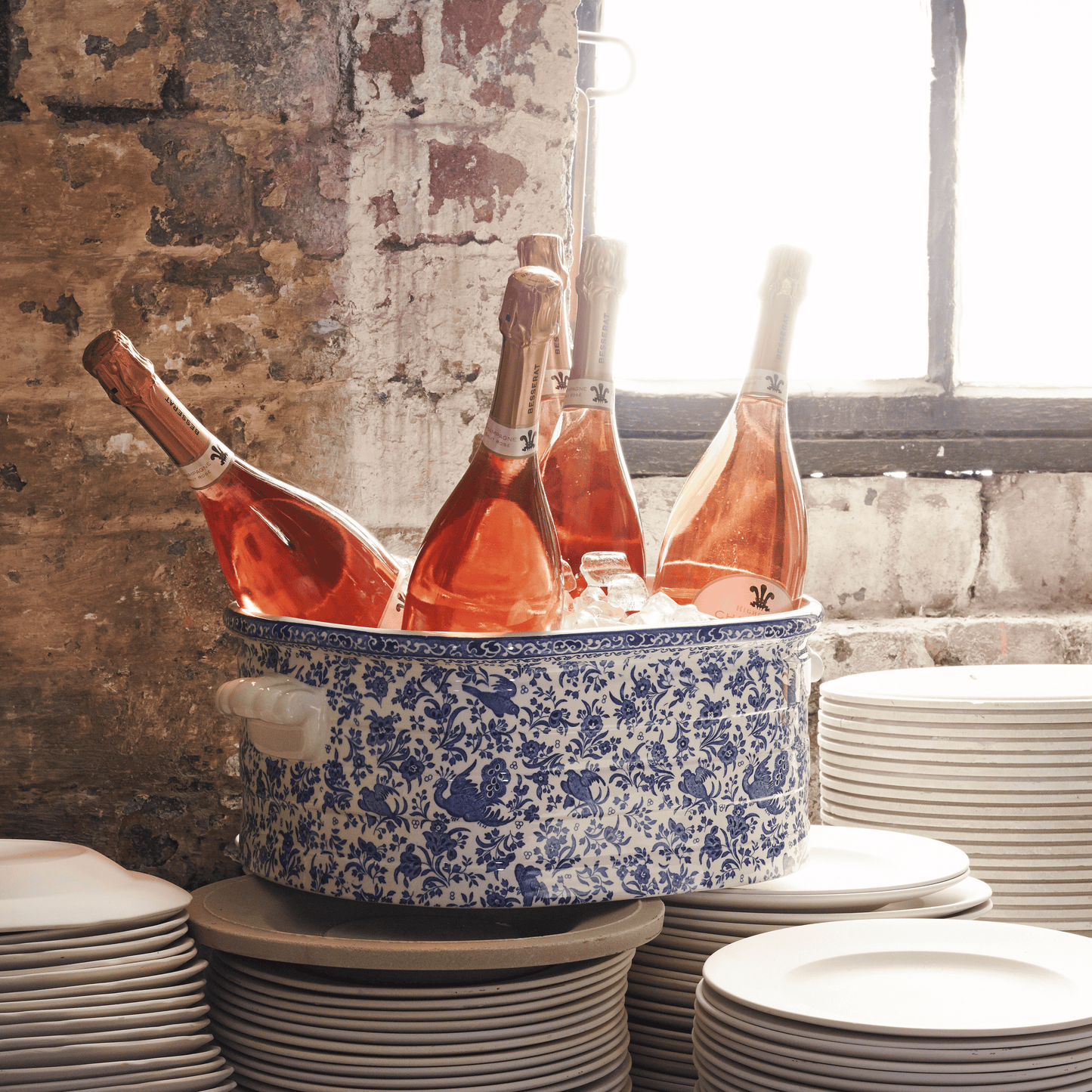 Blue Regal Peacock Foot Bath Seconds