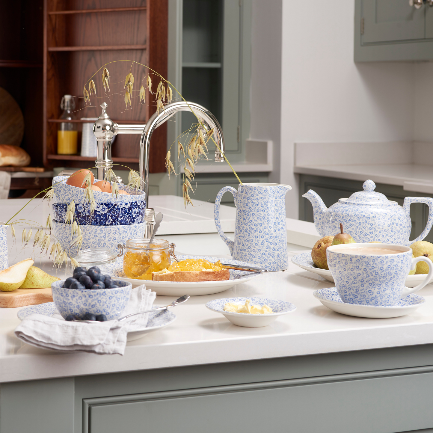 Pale Blue Felicity Breakfast Saucer Seconds