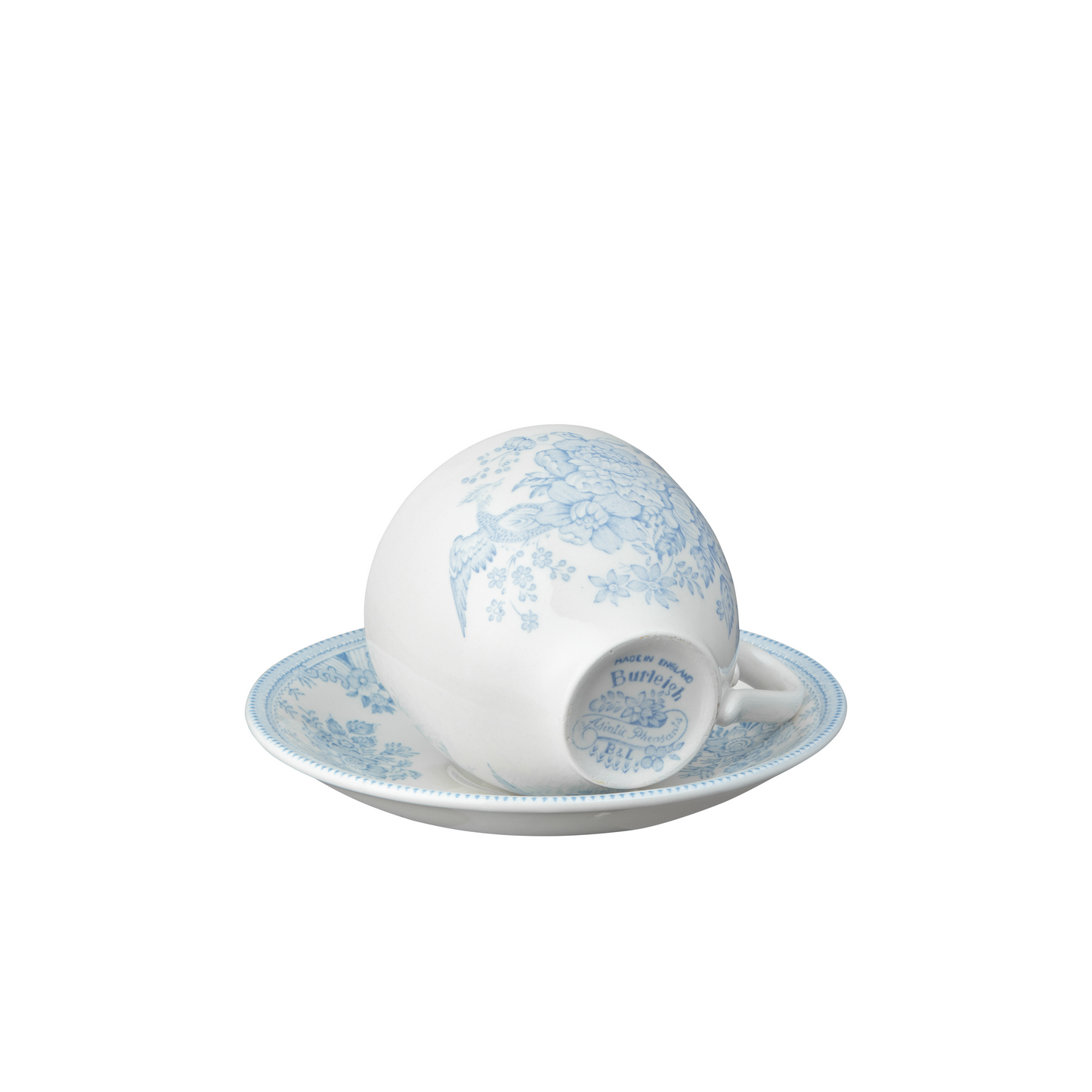 Blue Asiatic Pheasants Teacup 187ml/0.33pt Seconds