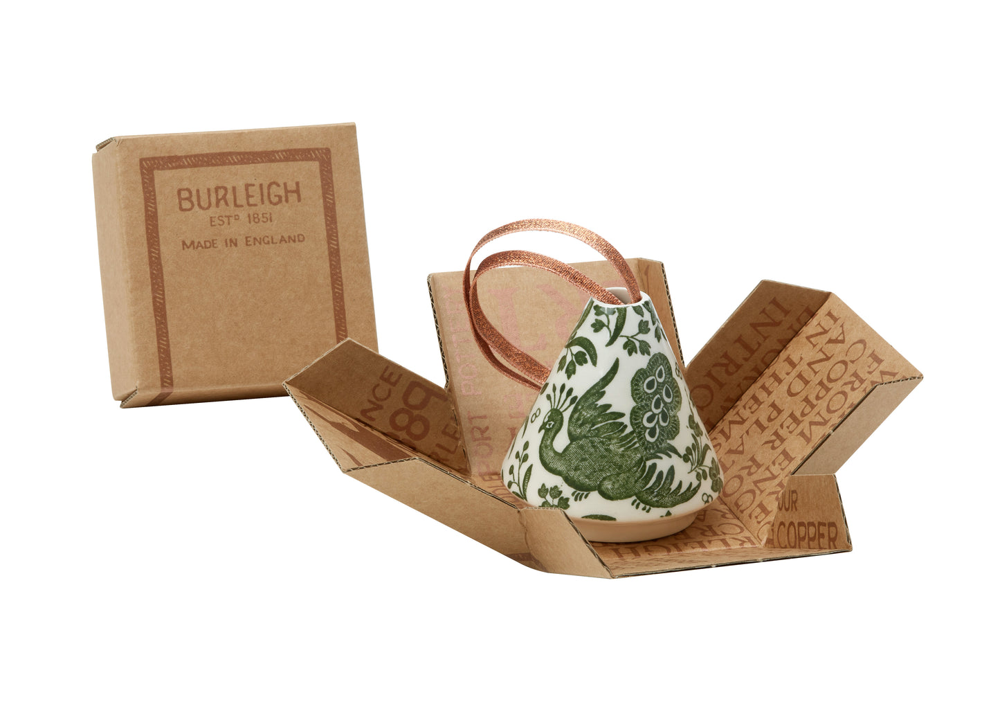 Green Regal Peacock Modeller's Decoration, Gift Boxed