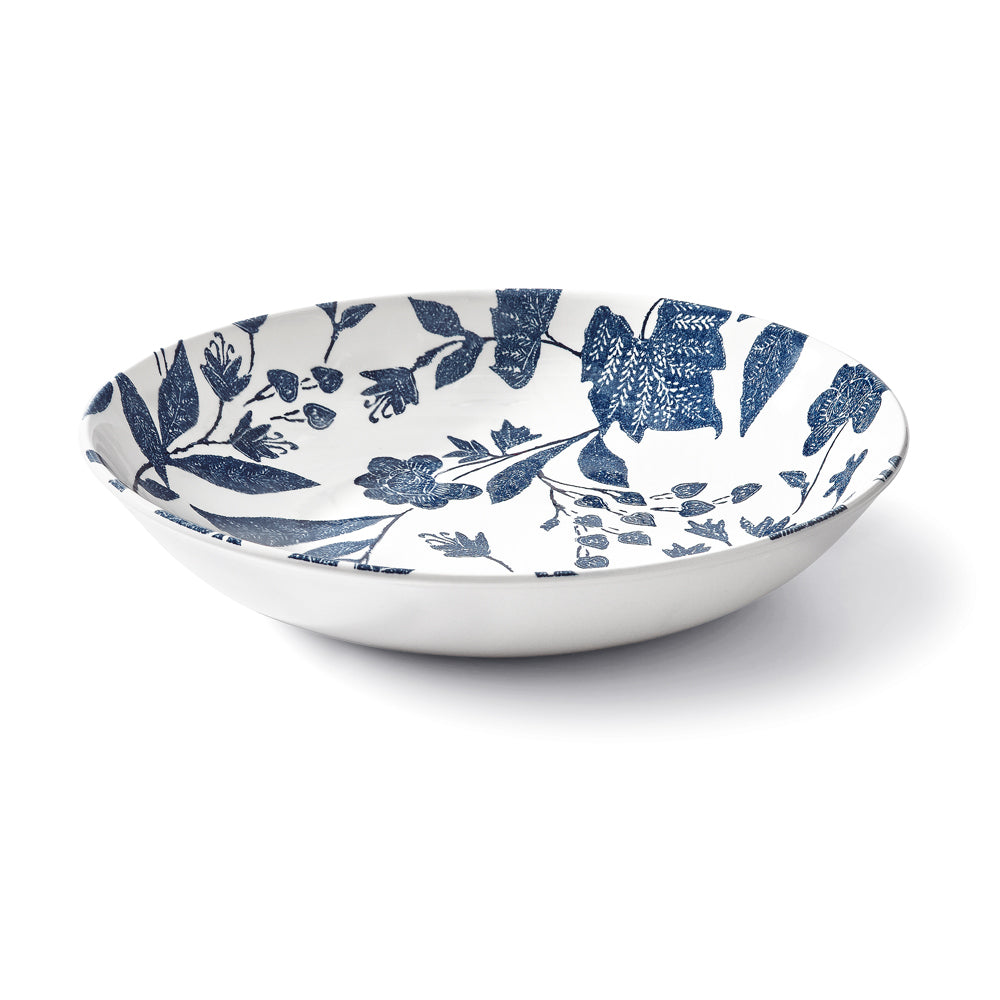 Garden Vine Indigo Pasta Bowl