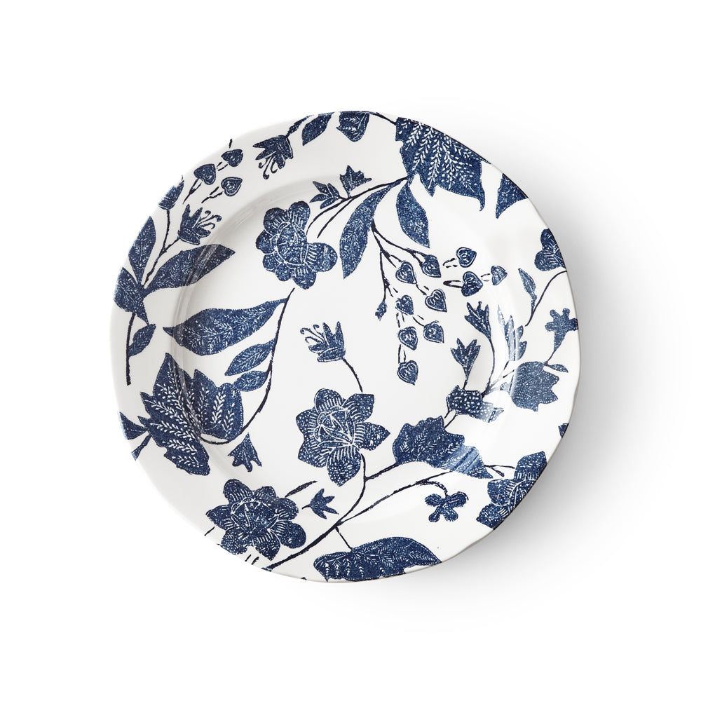 Garden Vine Indigo Salad Plate