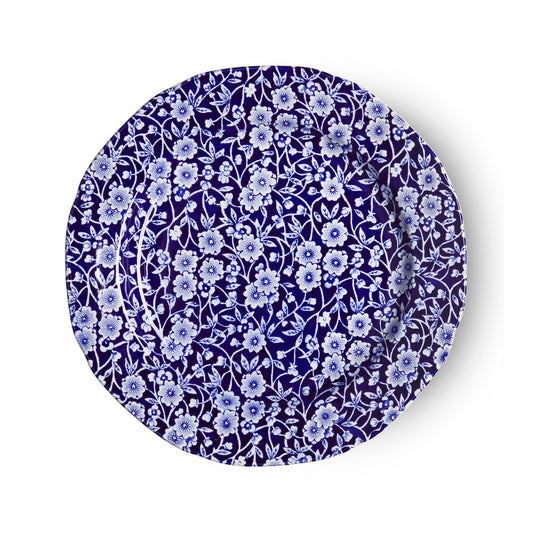 Blue Calico Plate 21.5cm/8.5" Seconds
