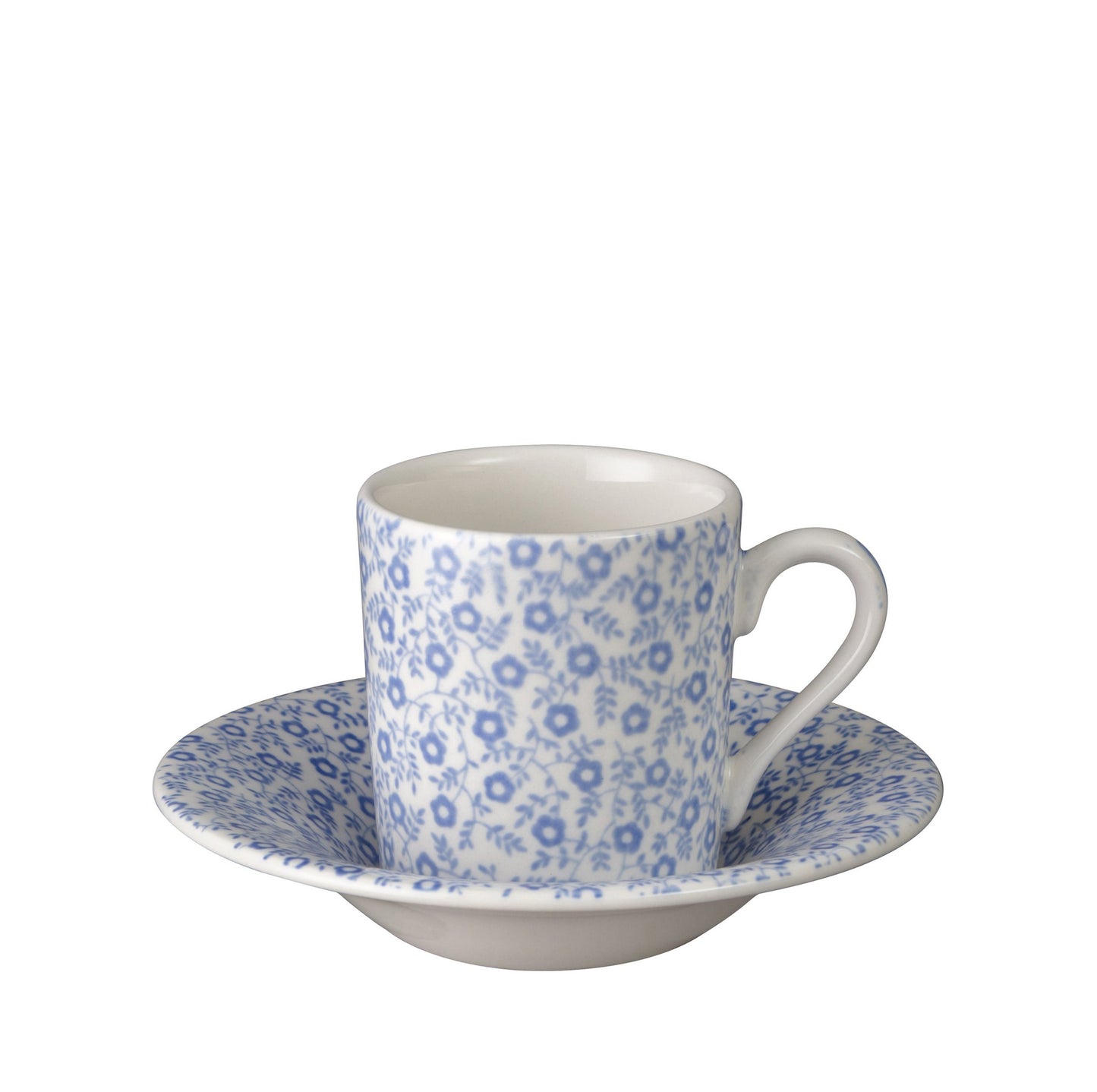 Blue Felicity Espresso Cup And Saucer