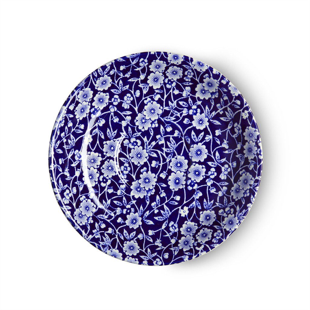 Breakfast Saucer - Blue Calico Breakfast Saucer Seconds
