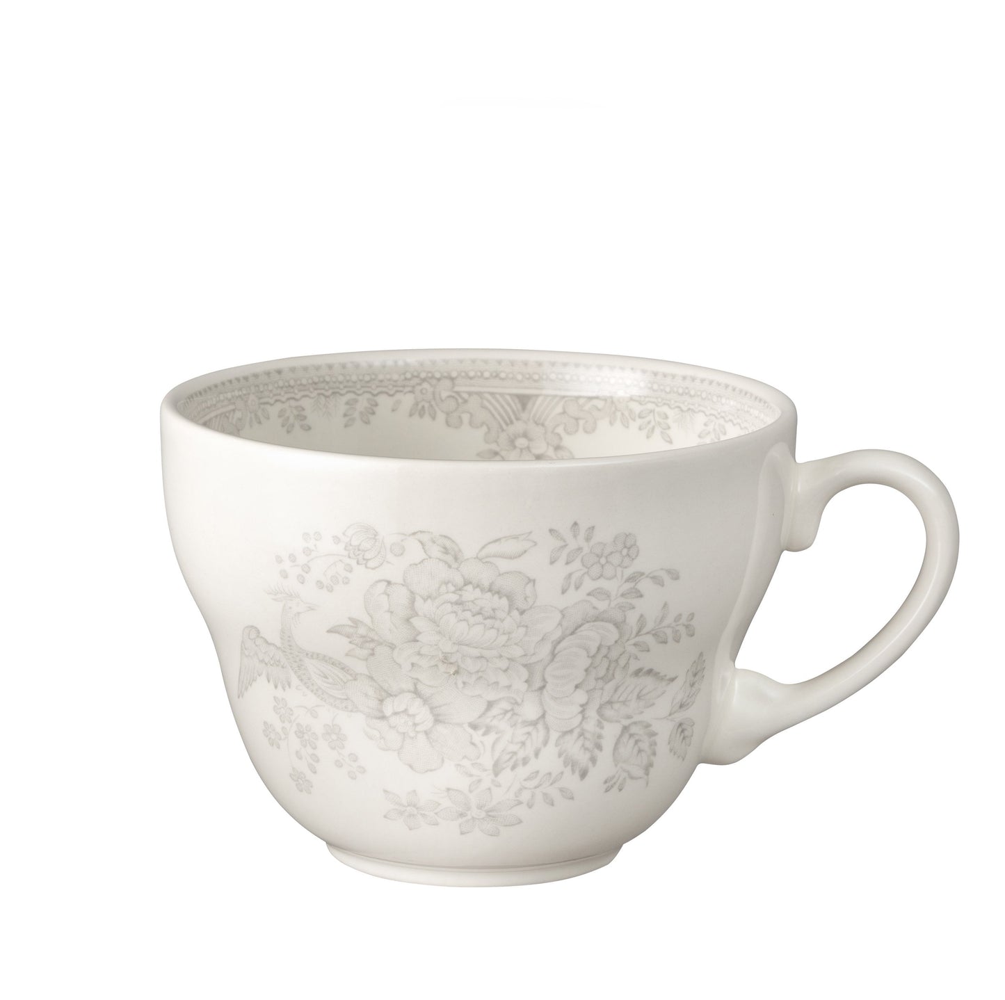 Dove Grey Asiatic Pheasants Breakfast Cup