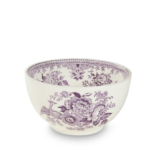 *Discontinued* Plum Asiatic Pheasants Mini Footed Bowl 12cm/5" Seconds