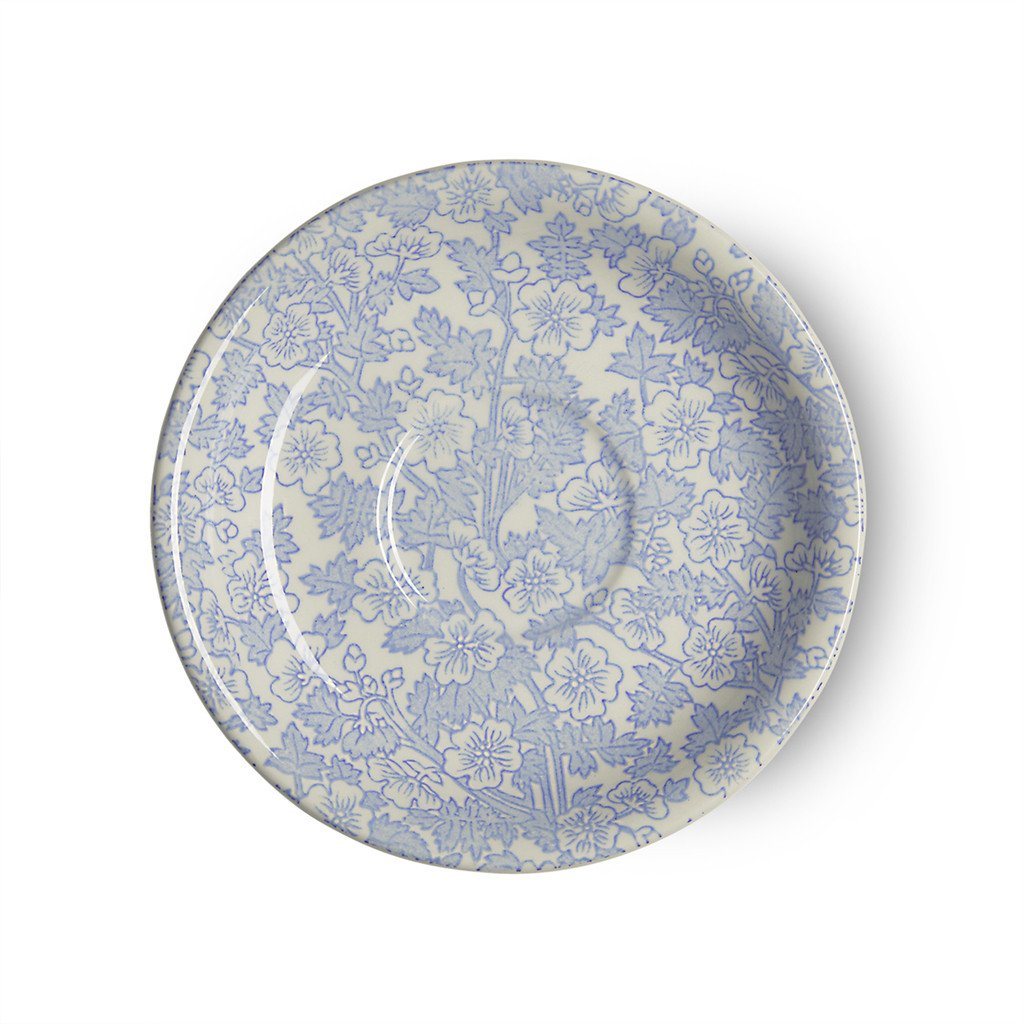 Tea Saucer - Blue Burgess Chintz Tea Saucer Seconds