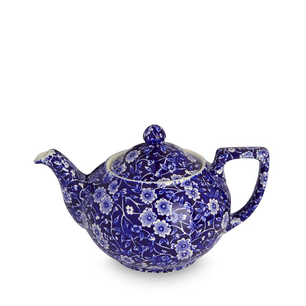 Teapot - Blue Calico Small Teapot 3-4 Cup 400ml/0.75pt