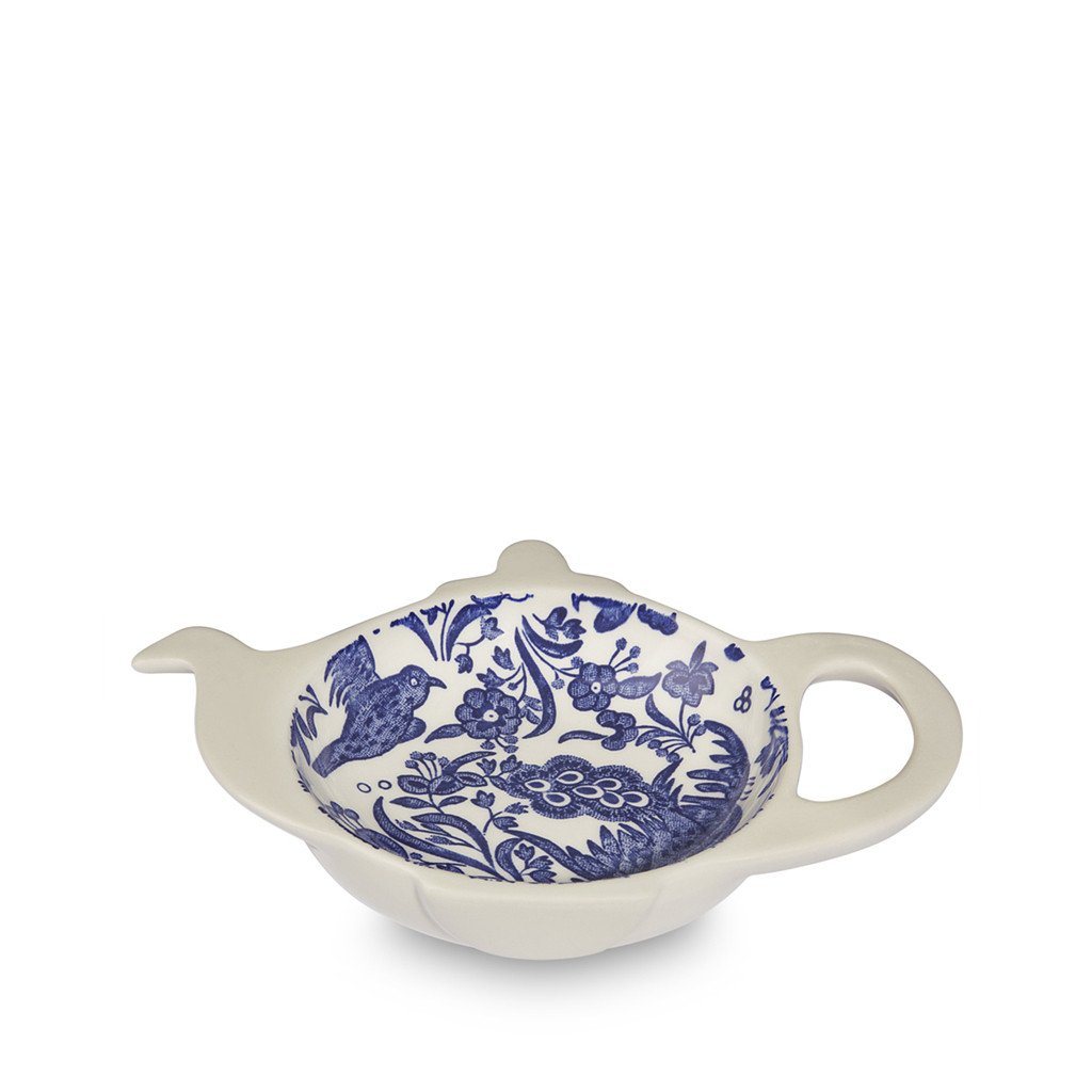 Teapot Tray - Blue Regal Peacock Mini Teapot Tray Seconds