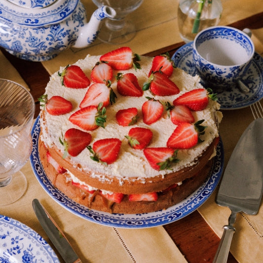 Classic Strawberry & Cream Tart, with a twist