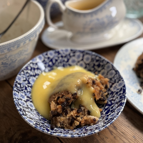 Traditional Spotted Dick Pudding by Lavender and Lovage