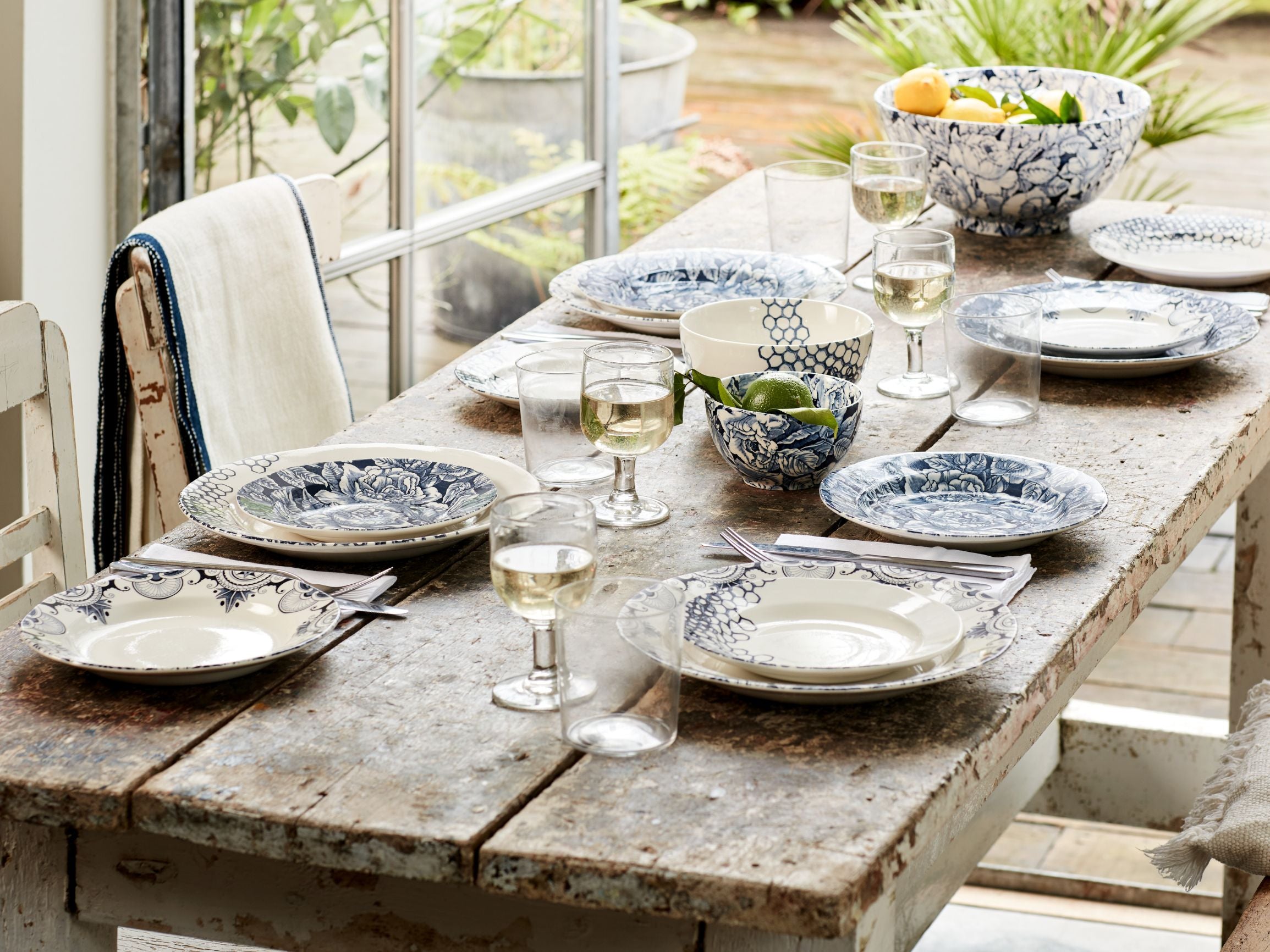 【Burleigh】Ink Blue Pollen コレクション 3点セット Burleigh】Ink Blue Pollen コレクション 3点セット 食器