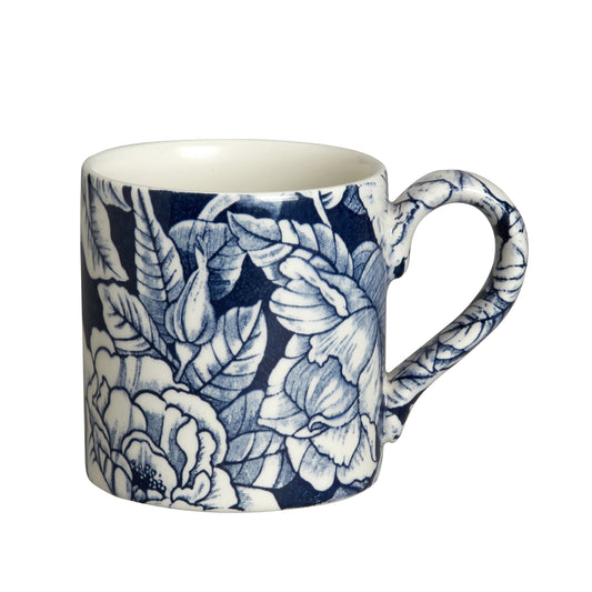 Blue Hibiscus Mug Half Pint 284ml/0.5pt