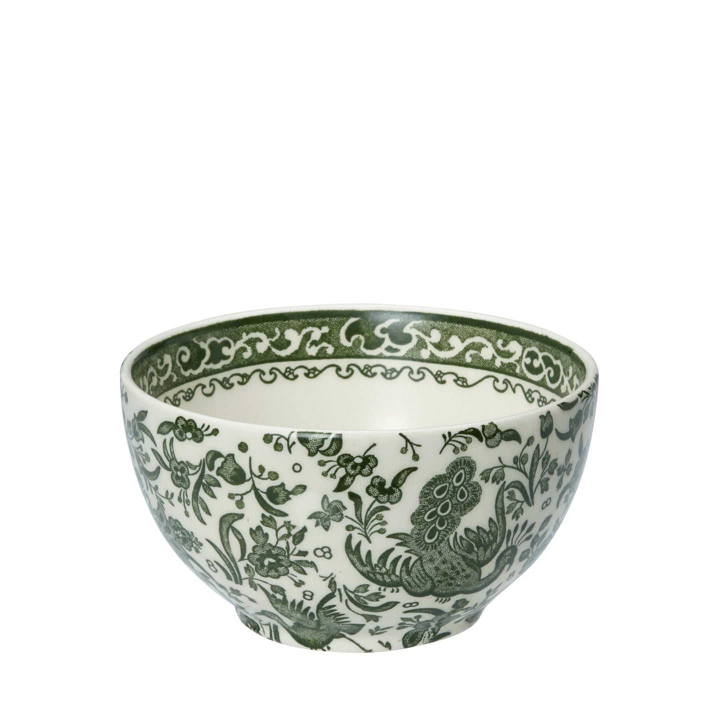 Green Regal Peacock Mini Footed Bowl 12cm/5" Seconds