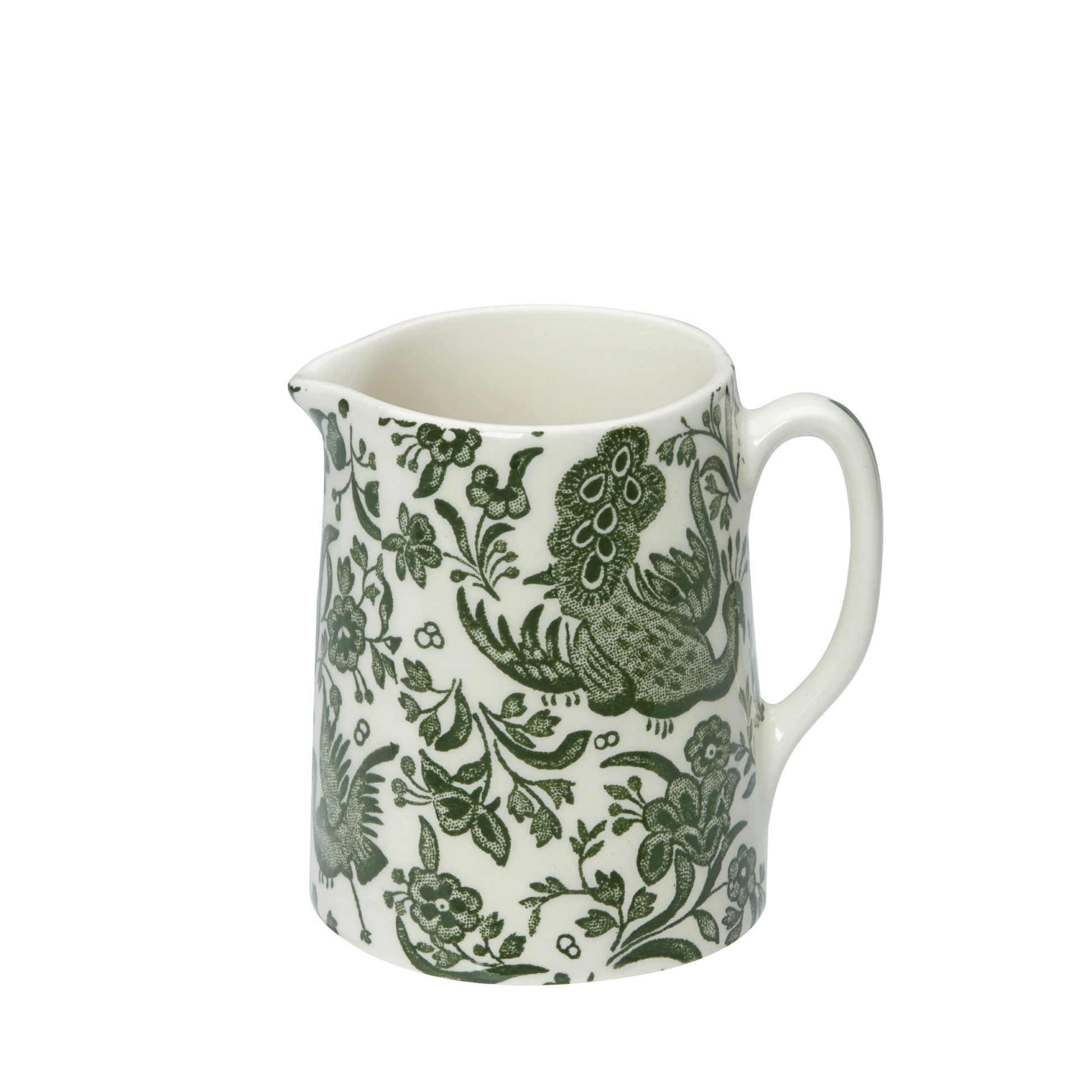 Green Regal Peacock Mini Tankard Jug 160ml/0.25pt