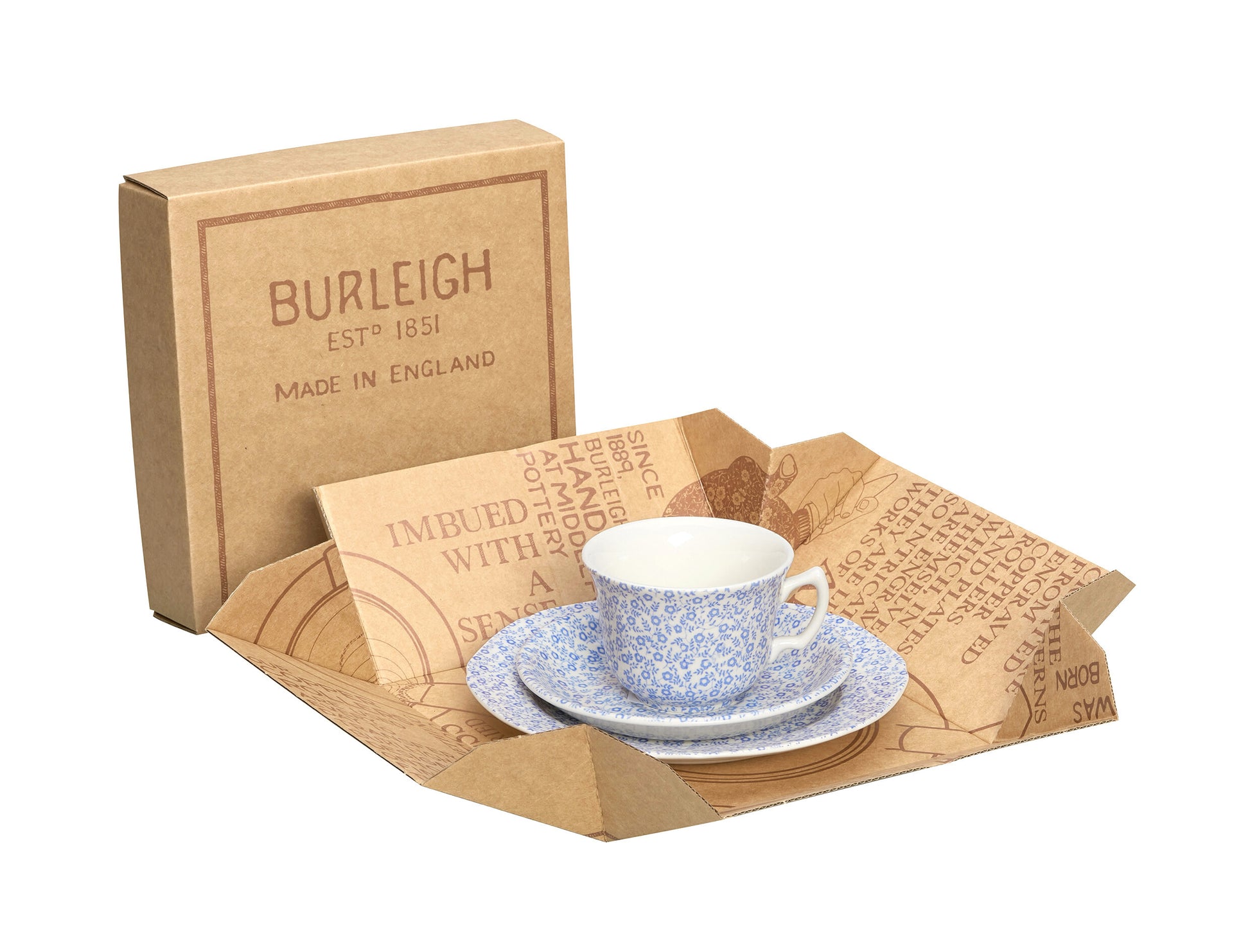 Blue Felicity Teacup Gift Set