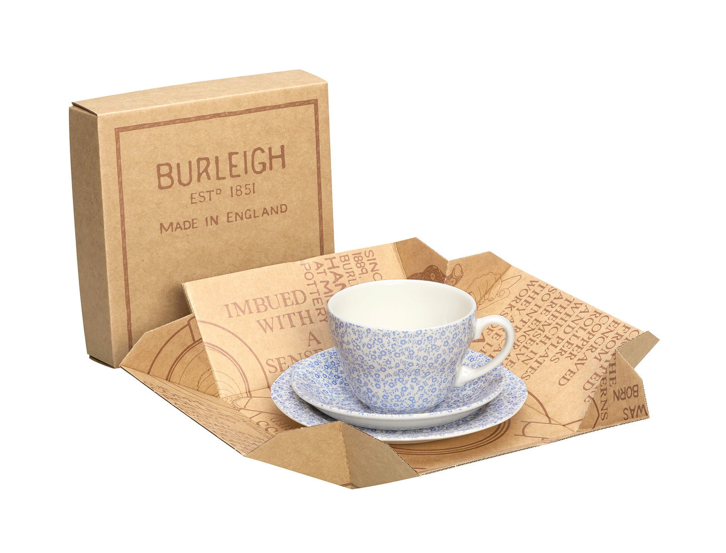 Blue Felicity Breakfast Cup Gift Set