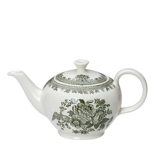 Green Asiatic Pheasants Small Teapot 3-4 cup 400ml/0.75pt