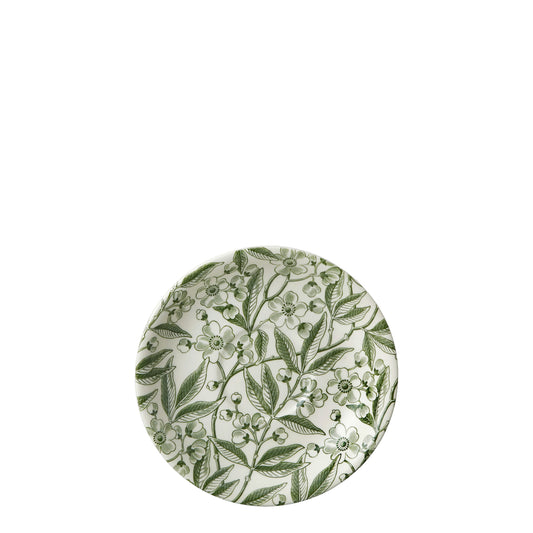 Green Prunus Tea Saucer Seconds