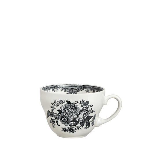 Black & White Asiatic Pheasants Breakfast Cup 420ml/0.75pt