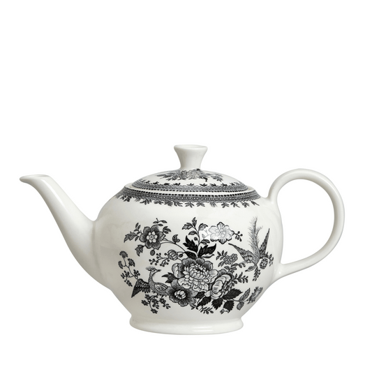 Black & White Asiatic Pheasants Large Teapot 7 Cups 800ml/1.5pt