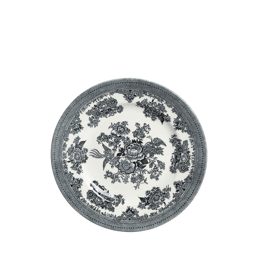 Black & White Asiatic Pheasants Plate 17.5cm/7"
