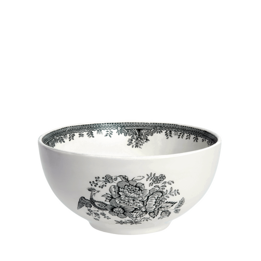 Black & White Asiatic Pheasants Small Footed Bowl 16cm