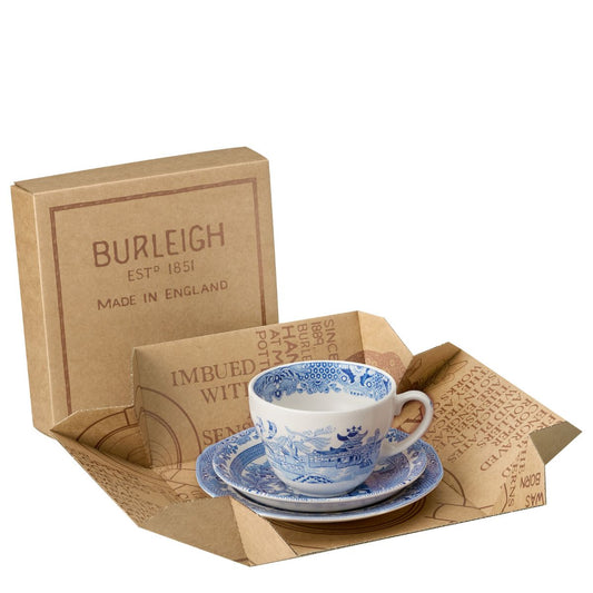 Blue Willow Breakfast Cup Gift Set