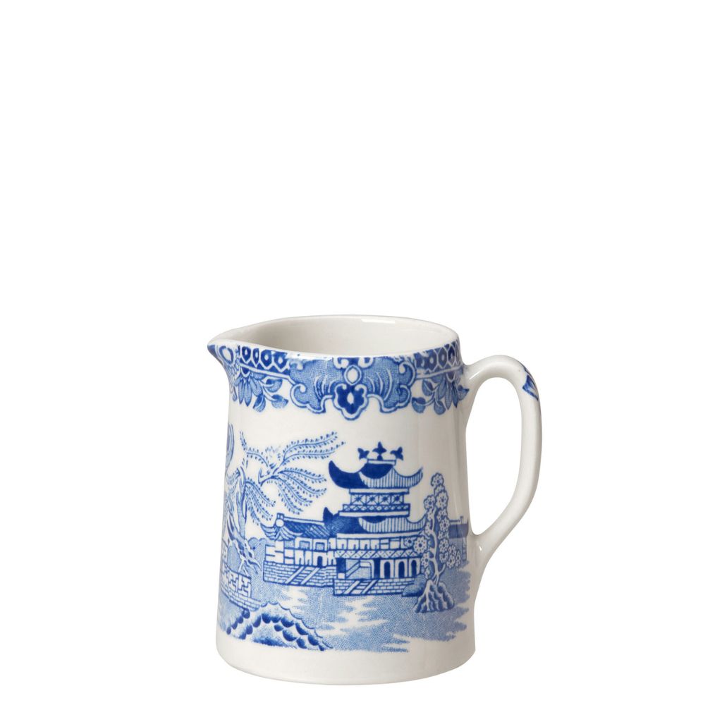 Blue Willow Mini Tankard Jug 160ml/0.25pt