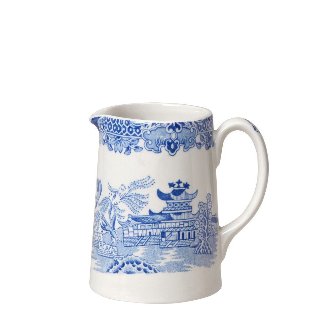 Blue Willow Small Tankard Jug 284ml/0.5pt