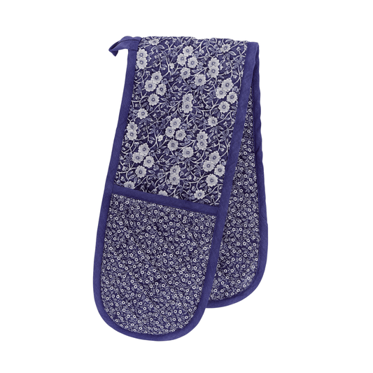 Burleigh x Bedeck of Belfast Blue Calico Double Oven Glove