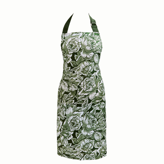 Burleigh x Bedeck of Belfast Green Hibiscus Apron
