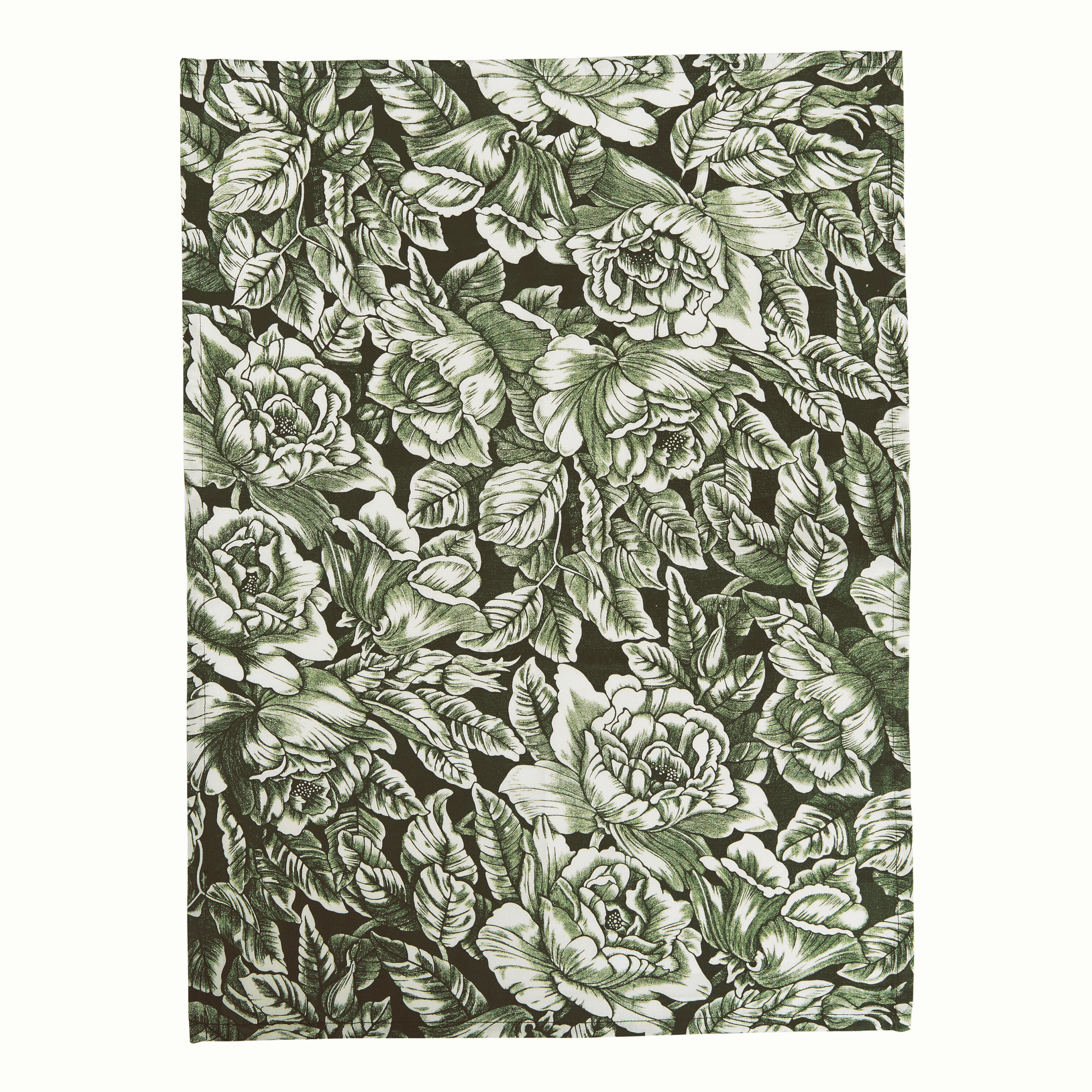 Burleigh x Bedeck of Belfast Green Hibiscus Tea Towel, Pack of 2