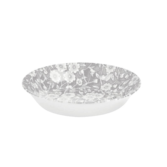 Dove Grey Calico Butter Pat 12cm Seconds