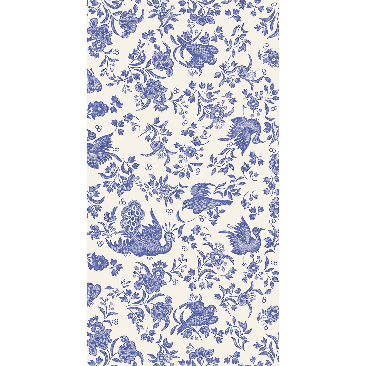 Burleigh x Hester & Cook Blue Regal Peacock Guest Napkins, Pack of 16