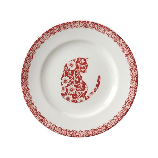 Red Calico Cat 17.5cm Plate Seconds – Burleigh Pottery