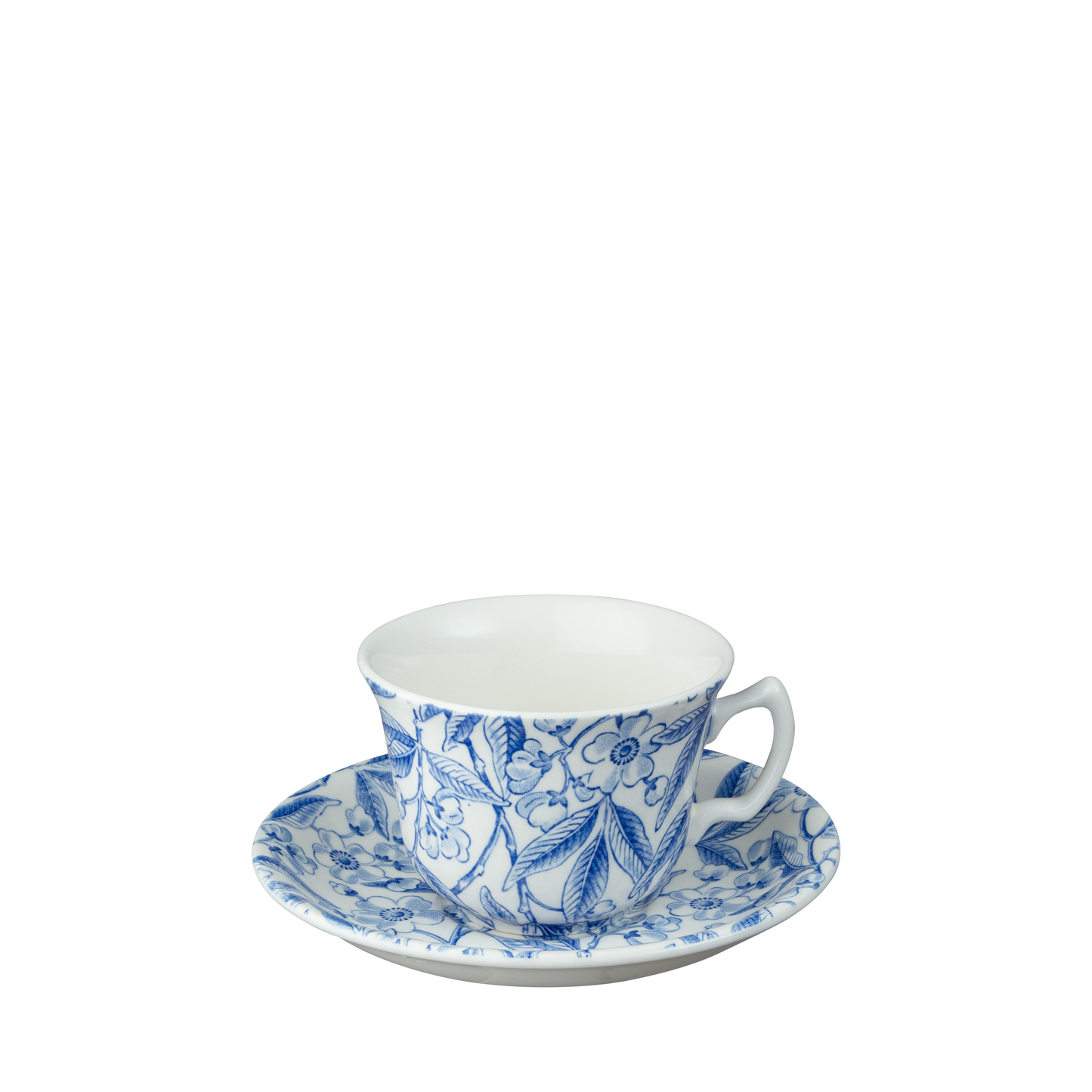 Blue Prunus Teacup & Saucer