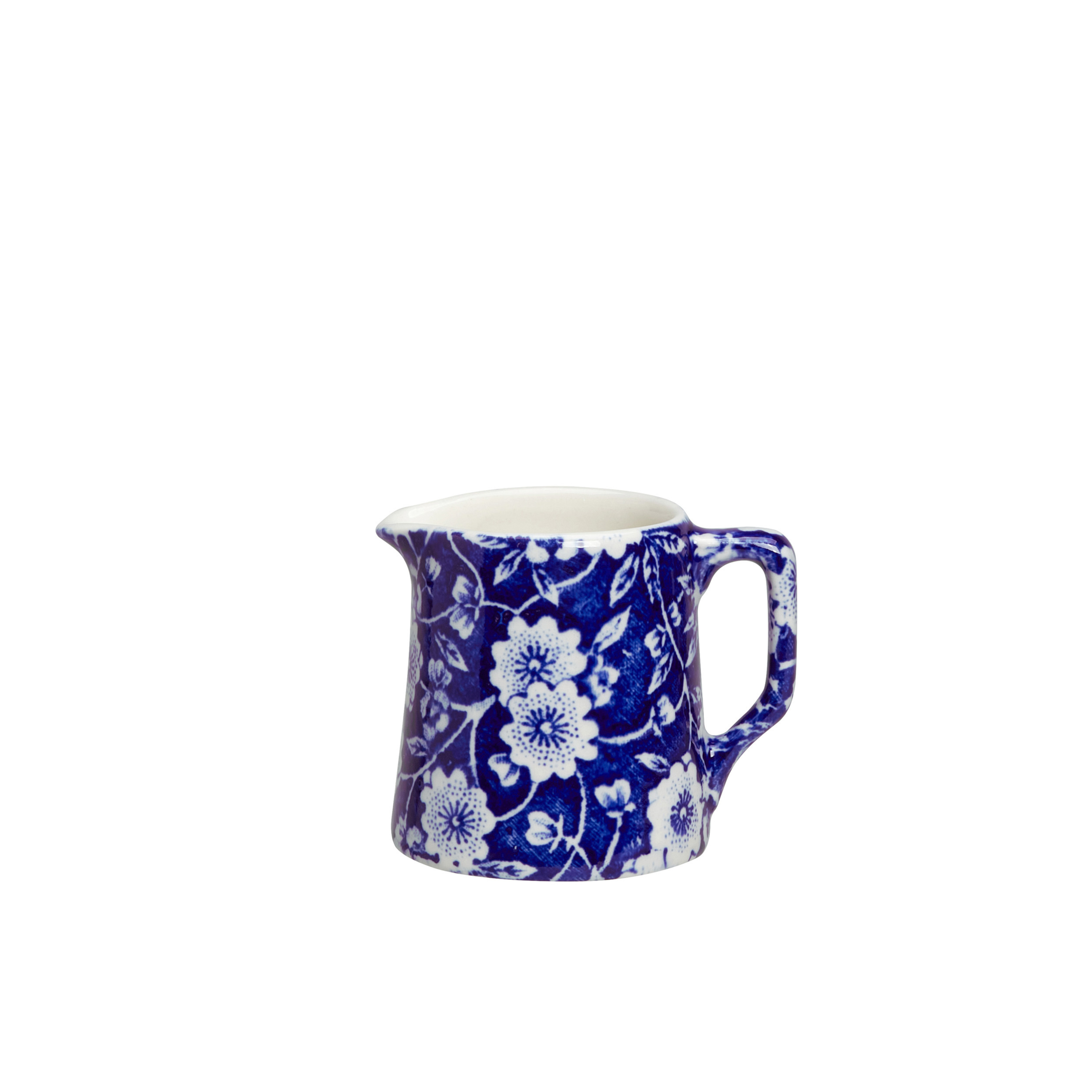 Burleigh Dark Blue Calico バタ-デイッシュ Burleigh Ware Burleigh Dark Blue Calico バタ-デイッシュ Burleigh Ware
