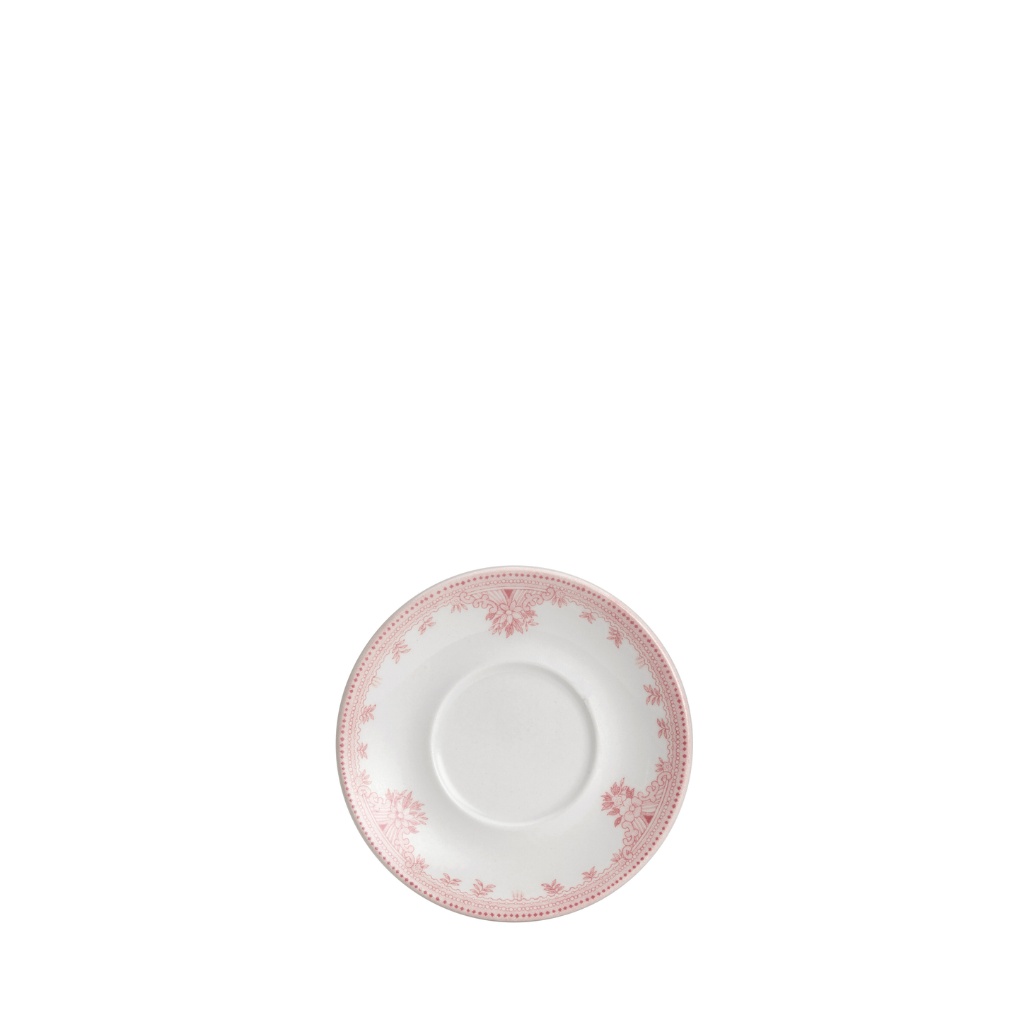 Pink Asiatic Pheasants Espresso Saucer